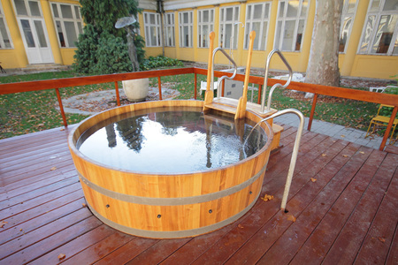 Outdoor wooden tub